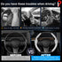 Cartist Carbon Fiber Steering Wheel Cover Custom Fit for Tesla Model 3 2017-2023 2024 and Model Y 2020-2023 2024 Anti Skid Leather Car Segmented S...