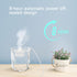 YKSI Mini Portable Travel Humidifier, Small USB Desktop Humidifier for Travel, Office, Hotel Room, Bedroom, Small Space, Container Diversity, 8 Ho...