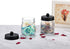 SheeChung 4 Pack Apothecary Jars with Lids, Bathroom Organizers and Storage, Qtip Holders Set, Bathroom Decor, Small Mason Jars for Q-tips, Cotton...