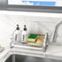 Sink Caddy, Sponge Holder for Kitchen Sink, Kitchen Bathroom Sink Organizer, 304 Stainless Steel Kitchen Countertop Organizer Soap Tray with Remov...