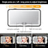 Car Visor LED Vanity Mirror, Rechargeable LED Makeup Mirror with 3 Light Modes & 62 LEDs,Car Mirror with Dimmable Touch Screen, Rear View Sun-Shad...