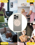 omee Magnetic Suction Cup Phone Mount, Silicone Suction Phone Case Stand for iPhone 15/14/13/12 Series, Mirror Shower Phone Holder, for TikTok Vid...