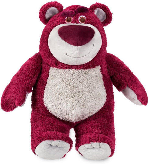 Disney Store Official Lotso Plush, Toy Story 3, Medium 13", Strawberry Scented, Cuddly Fabric, Iconic Cuddly Lotso Bear Toy Character with Embroid...