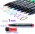 Fine Tip Dry Erase Markers 8 Pack, Magnetic Dry Erase Markers With Eraser, Skinny Low Odor White Board Marker Pens Bullet Tip Fine Point Thin Dry ...