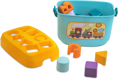 Playkidz Shape Sorter Baby and Toddler Toy, ABC and Shape Pieces, Sorting Shape Game, Developmental Toy for Children 18 Months+...