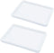 lofekea Ceramic Soap Dish for Shower 2 Pack Bar Soap Holder Palette for Watercolors Soap Try...