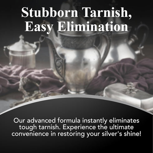 Hagerty Instant Silver Dip - Silver Cleaner and Heavy Tarnish Remover for Silverware, Sterling Jewelry, And All Silver Objects - Fast Acting, Made...