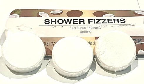Relaxing Body Shower Tablets 9 Large Variety Shower Fizzers (3 in Each Pack) Great Gift for Relaxation Made with Pure Essential Oils. Shower Bomb ...