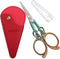 Sharp Embroidery Scissors Precision Sewing Scissor with Cover, Crochet Shears for Needlework Craft Thread Snips Cross Stitch Detail Cutting DIY To...