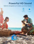 Kunodi Outdoor Waterproof Bluetooth Speaker, Wireless Portable Mini Shower Travel Speaker with Subwoofer, Enhanced Bass, Built in Mic for Sports, ...