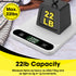 Food Scale White, 22lb/10kg Digital Kitchen Scale Grams and oz for Baking Cooking and Weight Loss, 1g/0.04oz Precise Graduation, Easy Clean Stainl...
