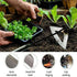 Garden Tools Hollow Hoe, All-Steel Hardened Hollow Hoe, Sharp Garden Edger Weeder, Durable Gardening Hoe Hand Tool Weed Puller Accessories for Bac...