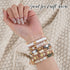 QUEFE 8200pcs Clay Beads Bracelet Making Kit, 30 Colors Flat Preppy Beads for Friendship Bracelets, Polymer Heishi Beads with Charms for Jewelry M...