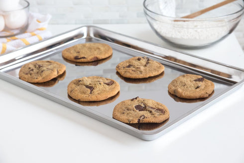 Fox Run Stainless Steel Jelly Roll Pan & Cookie Baking Sheet, 16.25 x 11.25 x 0.75 inches...
