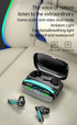 True Wireless Earbuds, 2024 Bluetooth Headphones 5.3 Earbuds, Waterproof Touch Control Ear Buds in-Ear Built-in Mic, with LED Power Display, IP7 W...