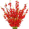 Artificial Flowers Orchids Silk Fake Flowers in Bulk, 12 Pcs (Each 38.5”), for Wedding Festive Party Home Office Decoration, Not Include Vase...