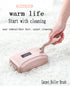 2Pcs Carpet Brush Handheld Carpet Table Sweeper Triple Brush Head Carpet Table Brush Pet Hair Cleaning Brush Collector Brush (Blue+Pink)...