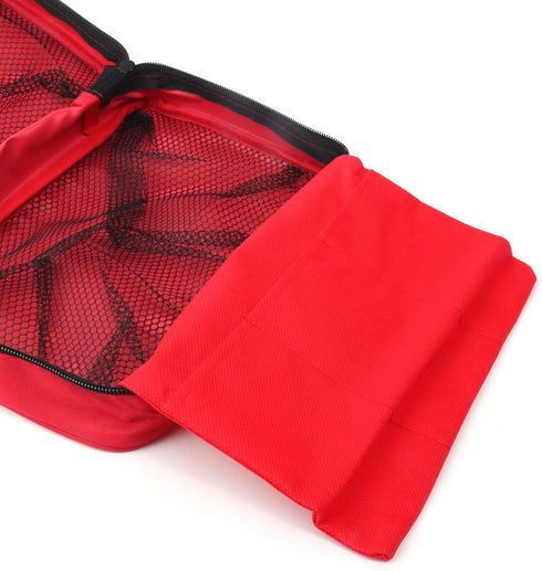 First Aid Bag First Aid Kit Empty Medical Storage Bag Red Trauma Bag for Emergency First Aid Kits Car Workshop Cycling Outdoors (SNL Red 1PC)...
