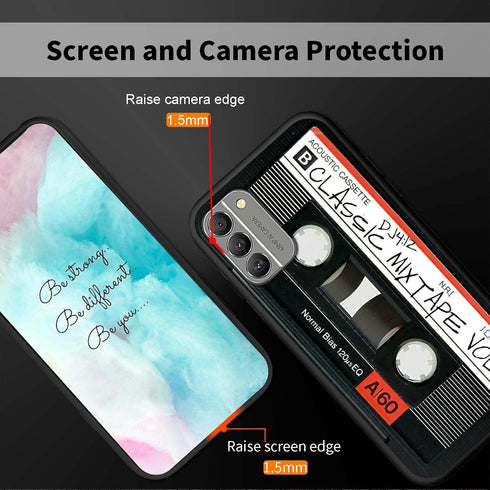for Nokia G310 5G Phone Case for Nokia G310 5G Case with Retro Audio Cassette Stylish Pattern for Women Wen Slim Soft TPU Silicone Rubber Shock-pr...