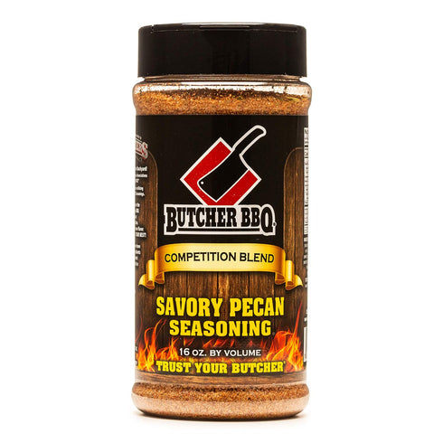 Butcher BBQ Savory Pecan Seasoning Barbeque Rub Spices Grilling and Roasting World Championship Winning Formula | Gluten Free | Tastes like Cookin...