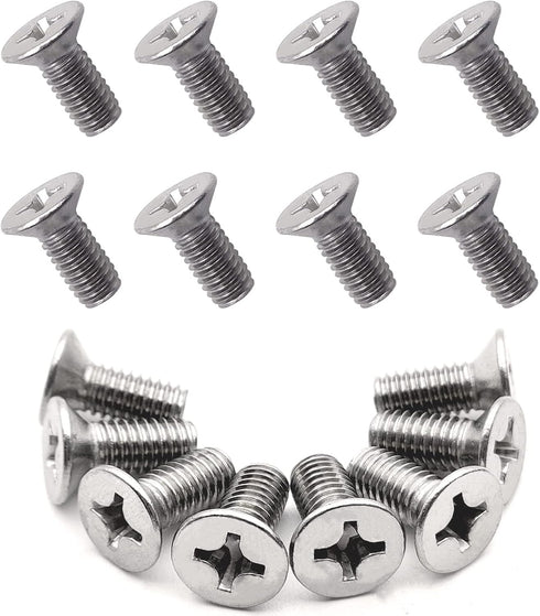 8pcs Stainless Steel Brake Disc Rotor Screws 93600-06014-0H- Compatible With Honda, Acura, Hyundai and Kia Models, Stainless Steel Retaining Screw...