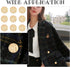 AHANDMAKER 32 Pcs Alloy Shank Button, Metal Flat Button, Gold Blazer Buttons, Sewing Button for Jacket Suit Woolen Coat Shirt Trousers Sewing DIY ...