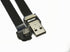 Black FFC USB FPV Flat Slim Thin Ribbon FPC Cable Micro USB 90 Degree Angle to Standard USB A for sync and Charging (50CM)...
