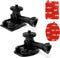 Flexible Adhesive Mount for Insta 360 ACE Pro ONE X4 X3 X2 X RS R GO 3 2, Helmet Sticky Mounts Buckle Mount Screw Accessory Kit Compatible with Go...