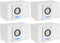 4 Pack Disposable Dust Bags for DEEBOT X1 Omni Turbo Auto-Empy Station Robot Vacuum Cleaner Spare Parts...