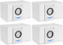 4 Pack Disposable Dust Bags for DEEBOT X1 Omni Turbo Auto-Empy Station Robot Vacuum Cleaner Spare Parts...