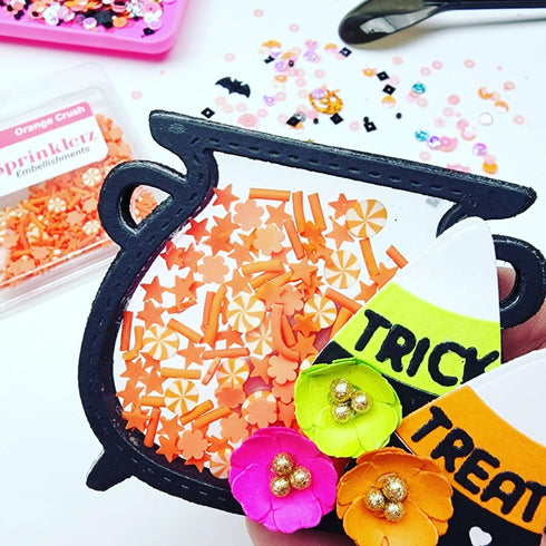 BGM Creations 2,000 Piece Halloween Polymer Clay Slices for Slime Supplies, DIY Nail Art, Halloween Craft Embellishments...