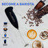 FLUIDIZE Handheld Milk Frother - Elevate Your Coffee Game! Perfect Froth for Lattes, Cappuccinos, and More - Cordless and Stylish Design - Dishwas...