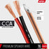 Install Link 16 AWG Gauge Speaker Wire Cable (30 Feet) Stereo, Car or Home Theater, CCA...