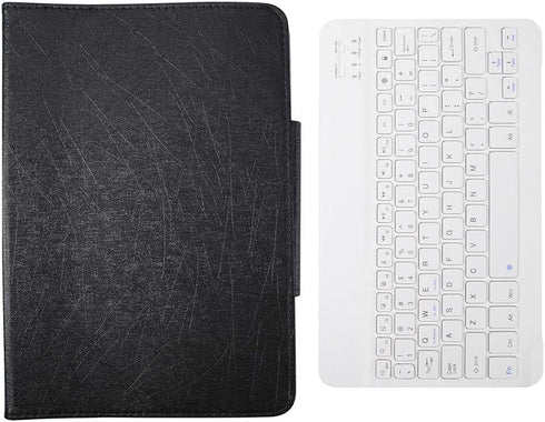 Bluetooth Wireless Keyboard with PU Case Cover for Android/for iOS Smartphone,Bluetooth Keyboard with Flip Case and Stand for 9.7''-10.1'' Windows...
