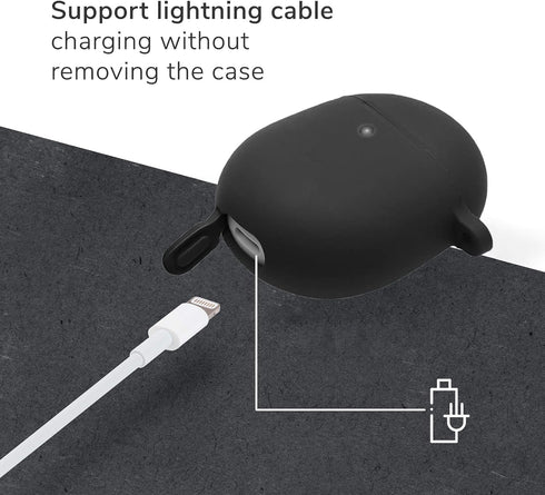 for Google Pixel Buds Pro Case Cover 2022 with Cleaner Kit, Soft Silicone Shockproof Protective Case Skin with Carabiner for Google Pixel Pro Case...