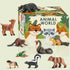 20Pcs Forest Animal Figurines, Miniature Plastic Woodland Animal Figure Toy Set for Kids Toddler Boy Girl Age 3-5 3 4 5 Party Supplies Cake Topper...