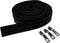 Goyunwell Black Zipper Tape by The Yard #5 with 10 Yards Black Nylon Coil Zippers for Sewing Purse and Bag 20pcs Gunmetal Zipper Pulls...
