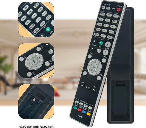 RC025SR Replacement Remote Fit for Marantz AV Surround Receiver SR6010 SR6009 SR6010 SR6011 and Sub RC024SR NR1605 NR1606 NR1607 SR5009 SR5010 SR5...