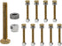10pcs 1501216 1501216MA 1501216MA-A 301172 3943MA 500026MA 722130 8938 Shear Pins Spacers & Nuts for AYP Craftsman Murray Snow Throwers...