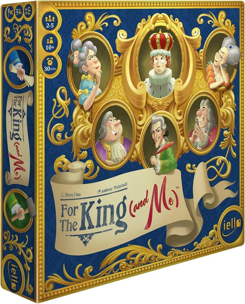 IELLO: for The King (and Me), Strategy Board Game, A Comical Theme That The Whole Family Will Love, Auction and Collection Mechanics, for Ages 10 ...