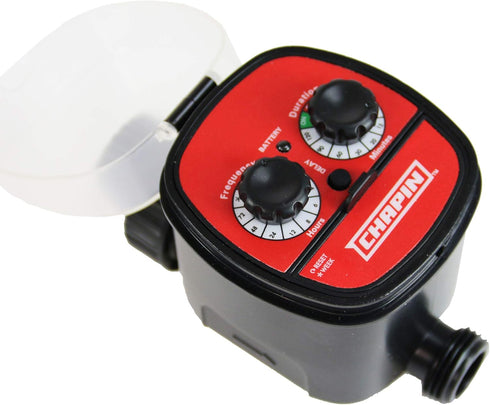 Chapin 41001 Single Zone Water Timer With Water Resistant Construction, Numerous options for Frequency of Watering/Duration of Watering Settings a...