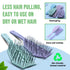 Eco-Friendly Hair Brush w/Extra Soft Bristles, Detangler Hairbrush, Vented, Wet and Dry Hair For Women, Kids, Curly, Straight, Fine Hair Brush (Sk...