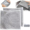 Non-Scratch Wire Cleaning Cloths 2 Pack Multipurpose Wire Dishcloths Double Layer Reusable Cleaning Rags Wire Dishwashing Rags for Wet and Dry Wir...