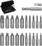 Damaged Screw Extractor Set, 22 PCS Stripped Kit for Broken Bolt All-Purpose HSS Remover Set with Magnetic Extension Bit Holder & Socket Adapter, ...