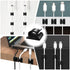 50 Pcs Cable Management Under Desk, Xuuza Adhesive Cable Clips Cord Keeper Organizers for Phone Chargers, Computer Mouse Cables, Lightning Chargin...