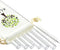 ALINK Reusable Clear Smoothie Straws, 10 in x 10 mm Jumbo Tritan Hard Plastic Drinking Straws, Individually Wrapped, Pack of 6 with Cleaning Brush...