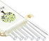 ALINK Reusable Clear Smoothie Straws, 10 in x 10 mm Jumbo Tritan Hard Plastic Drinking Straws, Individually Wrapped, Pack of 6 with Cleaning Brush...