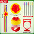 Hummingbird Hand Feeder Set 3 Packs Handheld Hummingbird Feeders Adjustable Wrist Hummingbird Hand Feeders Suction Cup with Perches Hummingbird Ri...