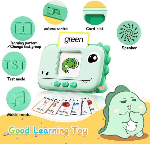 Talking Flash Cards for Toddlers 1-3 2-4, Learning Toys for 1-6 Year Old Boys and Girls,Autism Pocket Speech Therapy, Educational Montessori Toys ...