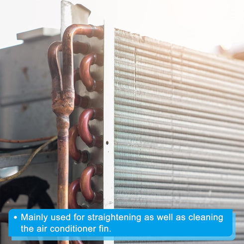 PATIKIL Air Conditioner Fin Comb, 4Pcs AC Coil Cleaner Fin Straightener Brush Condenser Coil Radiator Repair Tool for AC Unit Refrigerator Evapora...